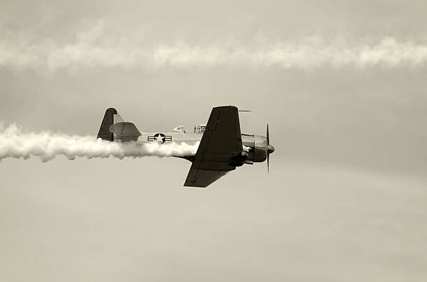 Obraz na plátně Wartime airplane