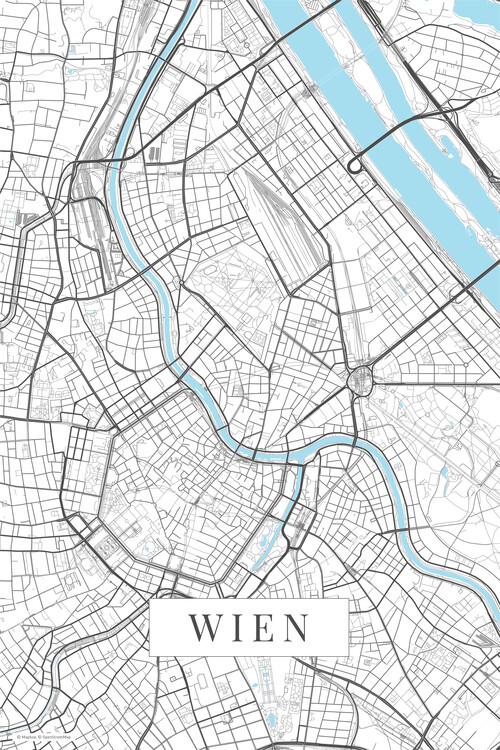 Obraz na plátně Wien white