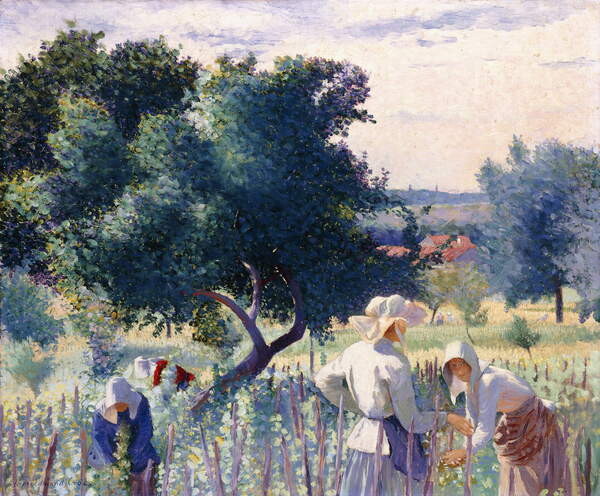 Obraz na plátně Women Binding Vines, 1890