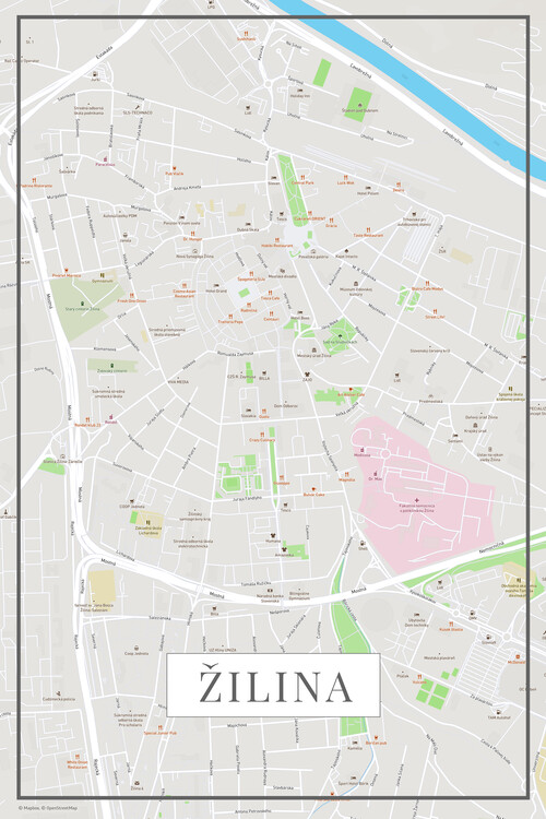 Obraz na plátně Žilina color