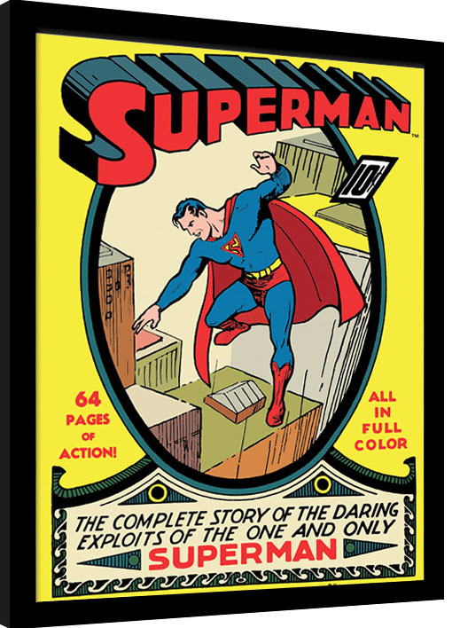 Zarámovaný plagát Superman - No.1