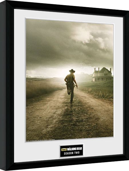 Zarámovaný plagát The Walking Dead - Season 2