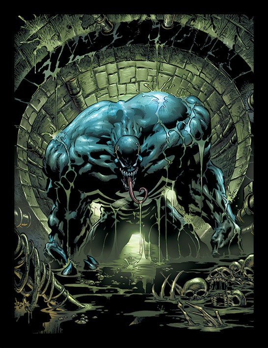 Zarámovaný plagát Venom - Sewer Dweller