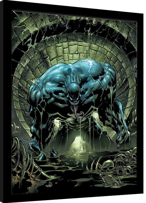 Zarámovaný plagát Venom - Sewer Dweller