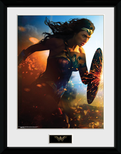Zarámovaný plagát Wonder Woman - Run