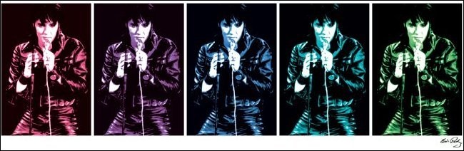 Elvis Presley - 68 Comeback Special Pop Art Obrazová reprodukcia
