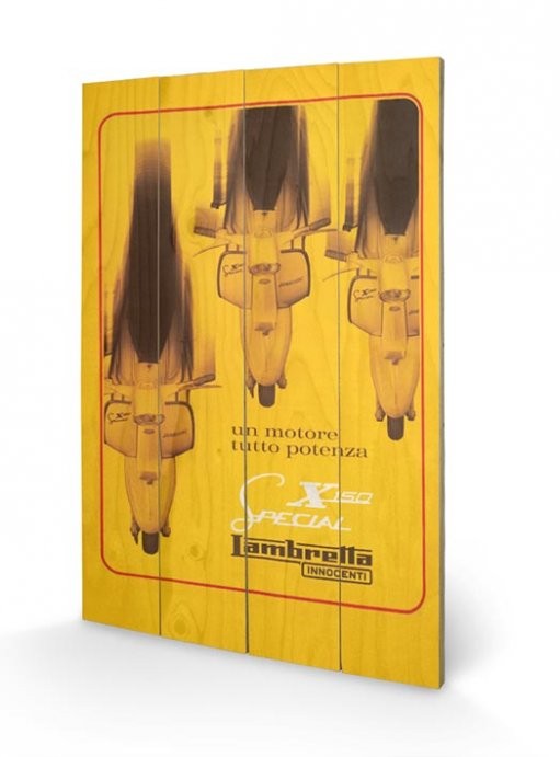 Obraz na drewnie Lambretta - X150 Special