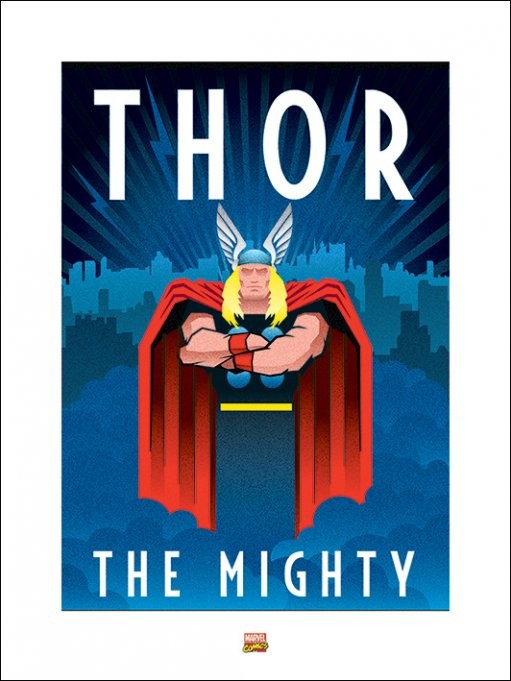 Obrazová reprodukce Marvel Deco - Thor