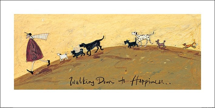 Obrazová reprodukce Sam Toft - Walking Down To Happiness