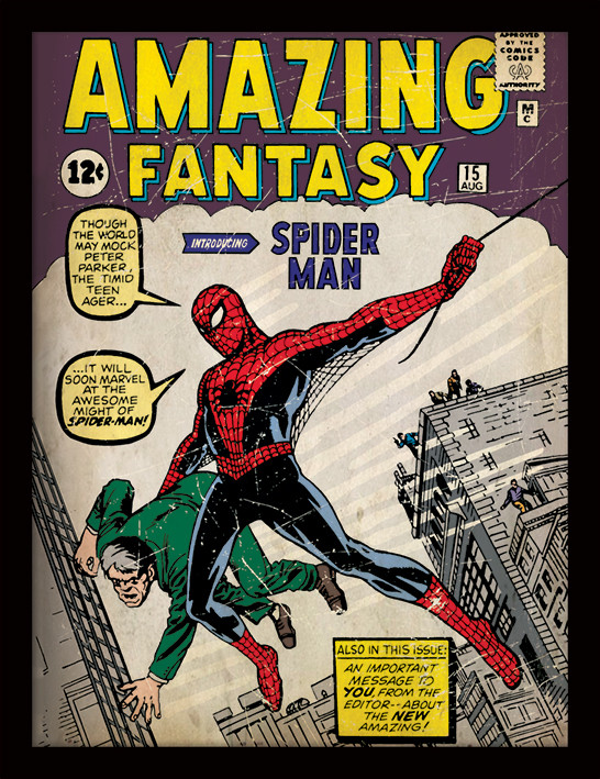Spider-Man - Issue 1 zarámovaný plakát