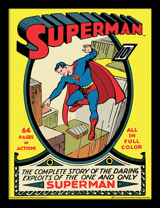 Superman - No.1 Zarámovaný plagát