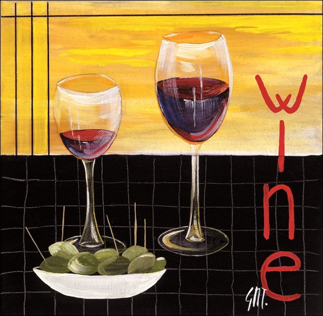Obrazová reprodukce Víno (Wine)