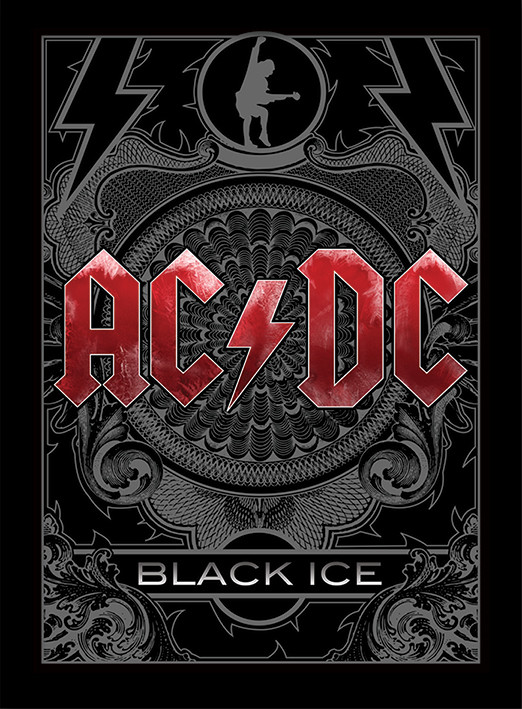 Zarámovaný plakát AC/DC - Black Ice
