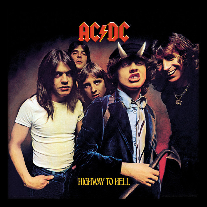 Zarámovaný plakát AC/DC - Highway To Hell