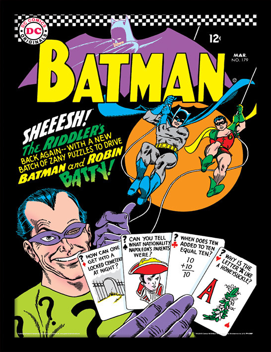Zarámovaný plakát Batman - The Riddler