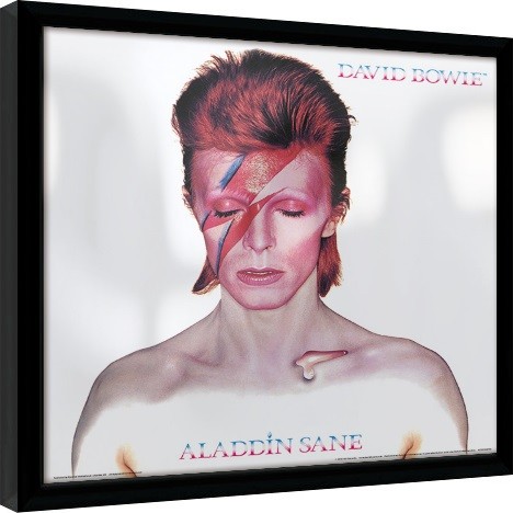 Zarámovaný plakát David Bowie - Aladdin Sane