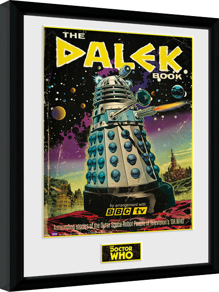 Zarámovaný plakát Doctor Who - The Dalek Book