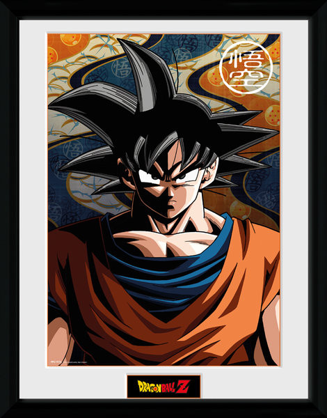 Oprawiony plakat Dragon Ball Z - Goku
