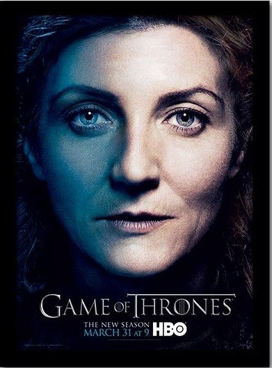 Oprawiony plakat GAME OF THRONES 3 - catelyn