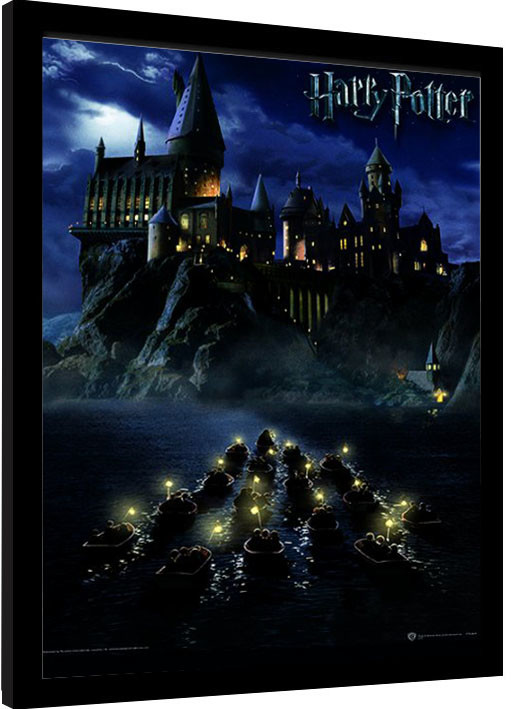 Zarámovaný plakát Harry Potter - Hogwarts School