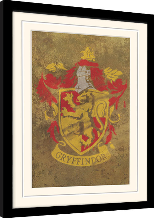 Zarámovaný plakát Harry Potter - Znak Nebelvíru
