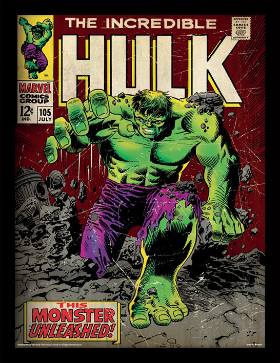 Zarámovaný plakát Incredible Hulk - Monster Unleashed