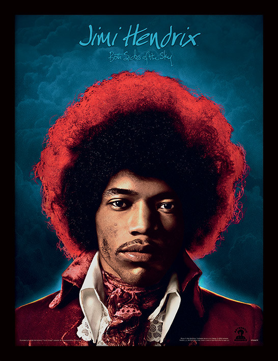 Zarámovaný plakát Jimi Hendrix - Both Sides of the Sky