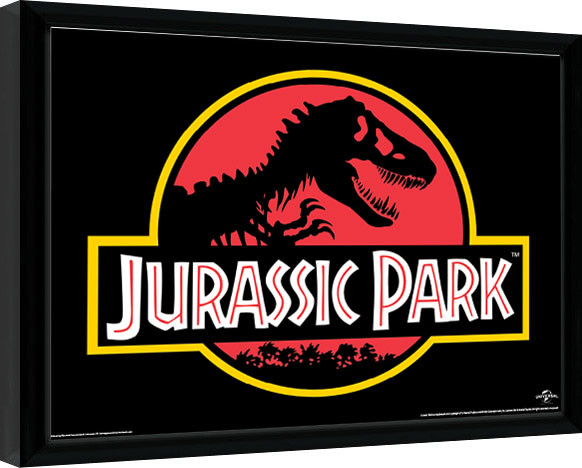 Zarámovaný plakát Jurský Park - Classic Logo
