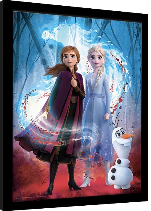 Zarámovaný plakát Ledové království 2 (Frozen) - Guiding Spirit