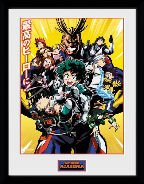 Oprawiony plakat My Hero Academia - Season 1