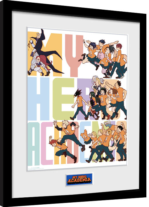 Zarámovaný plakát My Hero Academia - Season 4 Key Art 3