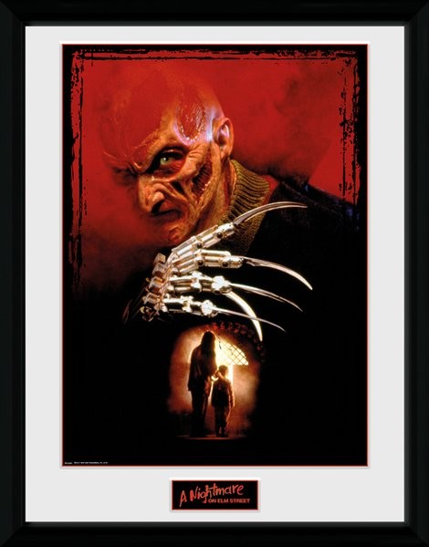 Zarámovaný plakát Nightmare On Elm Street - Collage