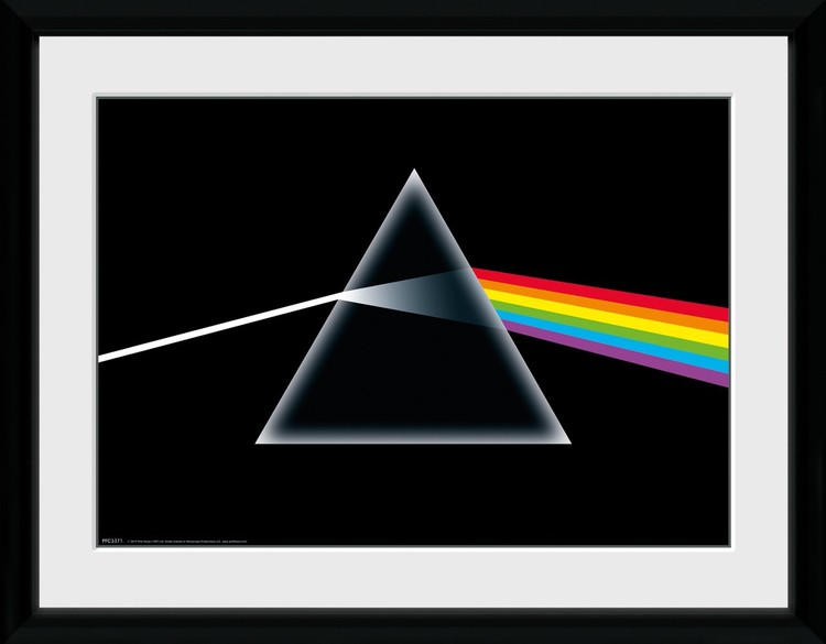 Zarámovaný plakát Pink Floyd - Dark Side Of The Moon