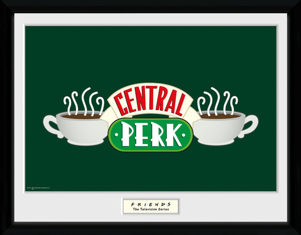 Zarámovaný plakát Přátelé - Central Perk