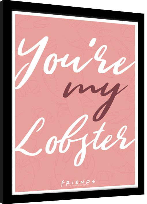 Zarámovaný plakát Přátelé - You‘re My Lobster