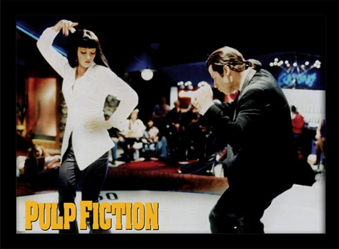 Zarámovaný plakát PULP FICTION: HISTORKY Z PODSVĚTÍ - dance