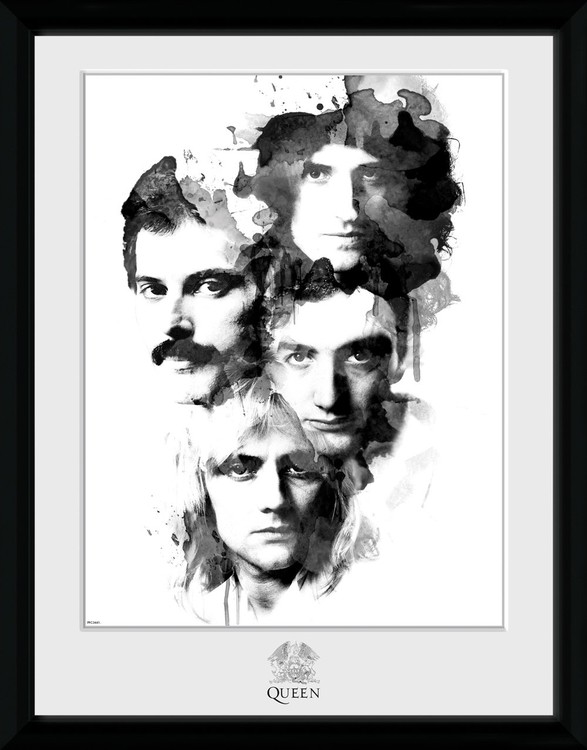 Zarámovaný plakát Queen - Faces