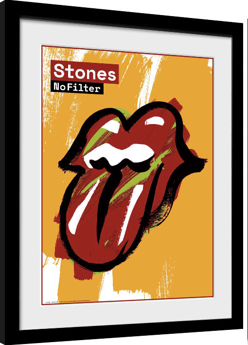 Zarámovaný plakát Rolling Stones - No Filter