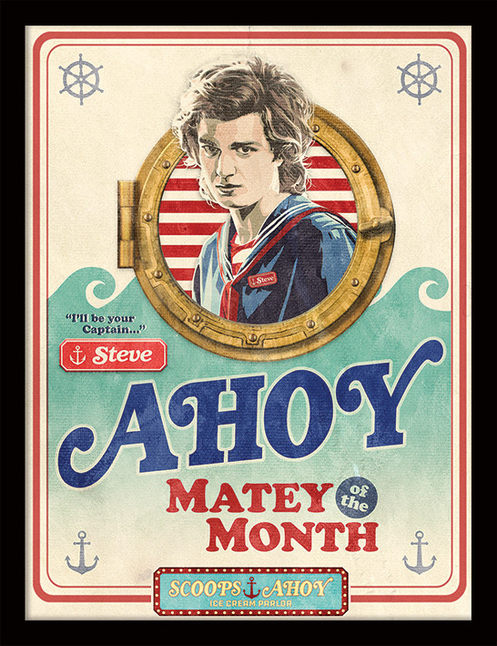 Zarámovaný plakát Stranger Things - Matey of the Month