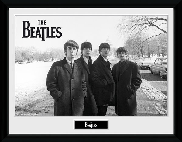 Oprawiony plakat The Beatles - Capitol Hill