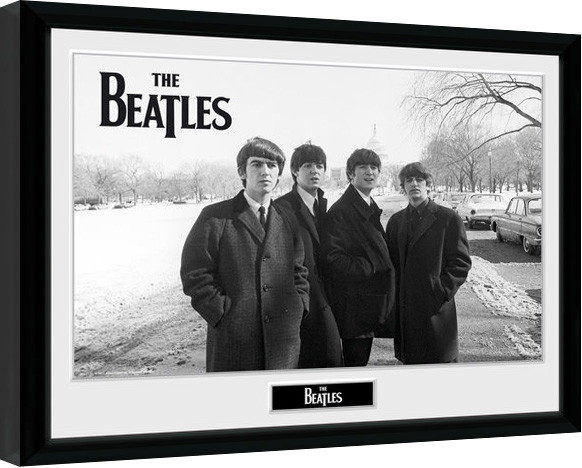 Oprawiony plakat The Beatles - Capitol Hill