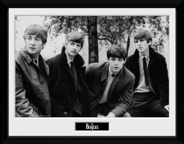 Oprawiony plakat The Beatles - Pose