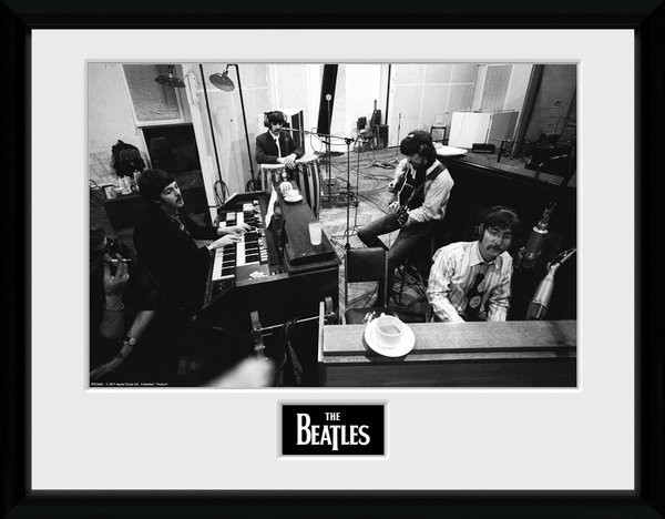 Oprawiony plakat The Beatles - Studio
