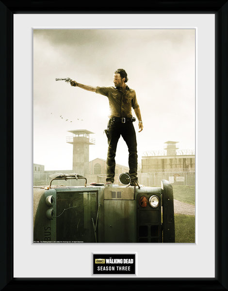 Zarámovaný plakát The Walking Dead - Season 3
