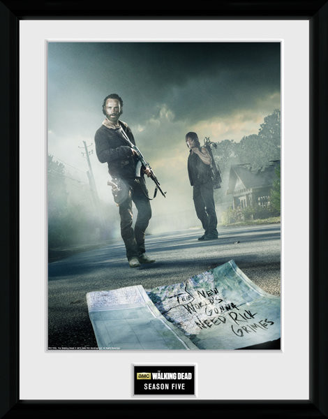 Zarámovaný plakát The Walking Dead - Season 5