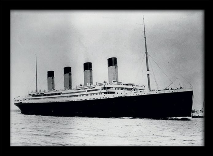 Zarámovaný plakát Titanic (2)