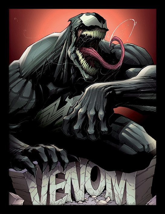 Zarámovaný plakát Venom - Rock