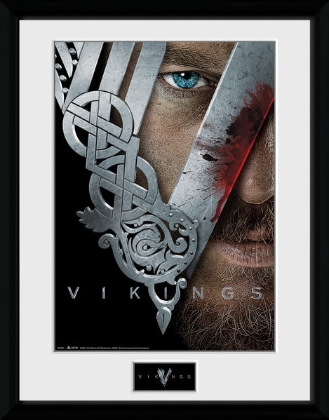 Zarámovaný plakát Vikings - Keyart