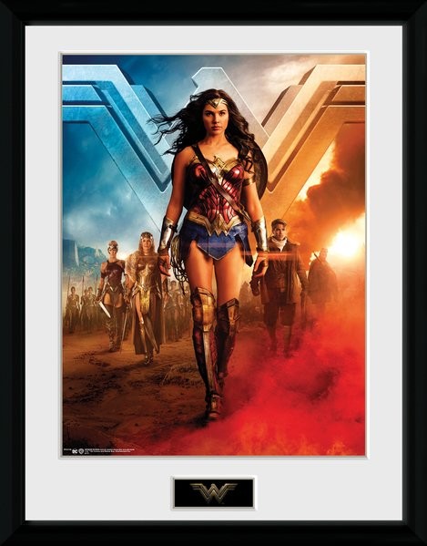 Zarámovaný plakát Wonder Woman Movie - Group