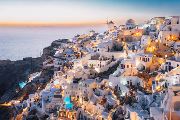 Samolepka Oia, Santorini Island, Cyclades, Greece.